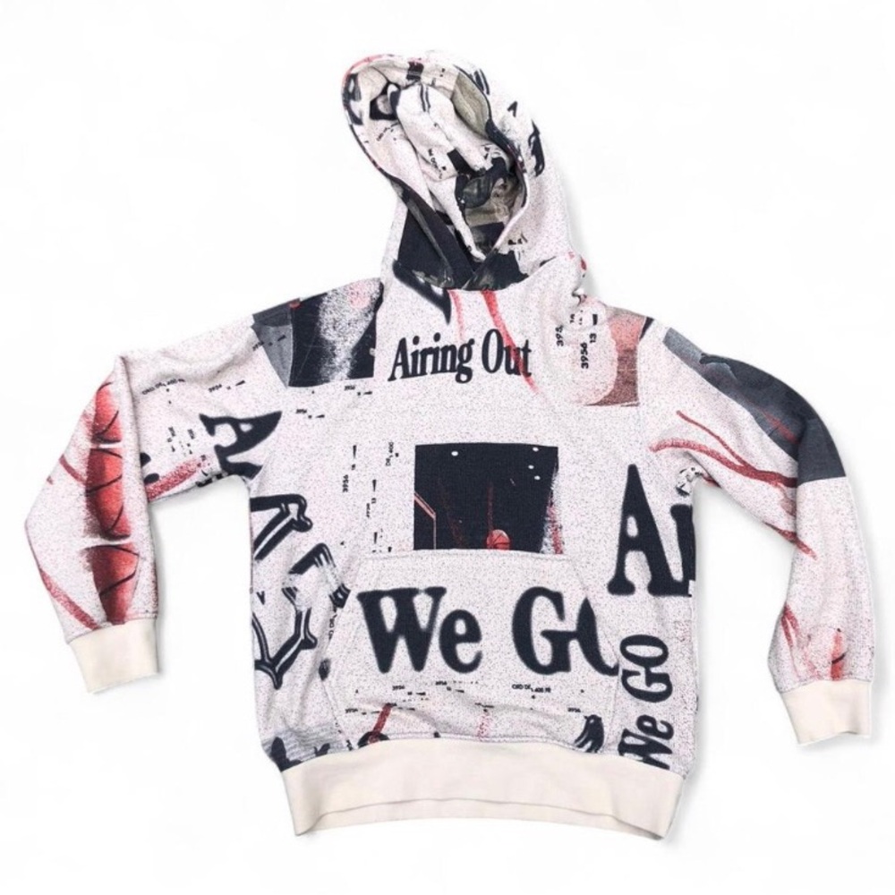 Jordan Heritage Knit Pullover Hoodie, men’s size small